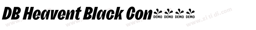 DB Heavent Black Con字体转换
